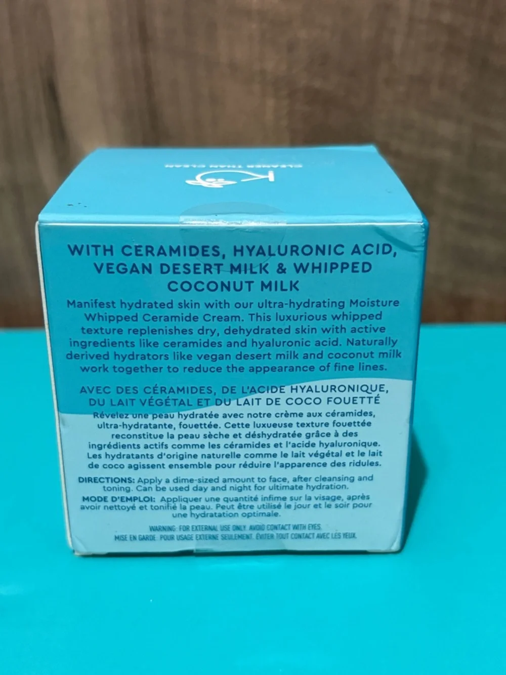 Kopari Hydrating Moisture Whipped Ceramide Cream - Turquoise Packaging - Picture 3 of 4